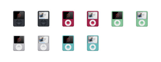 新款iPod nano图标专辑预览